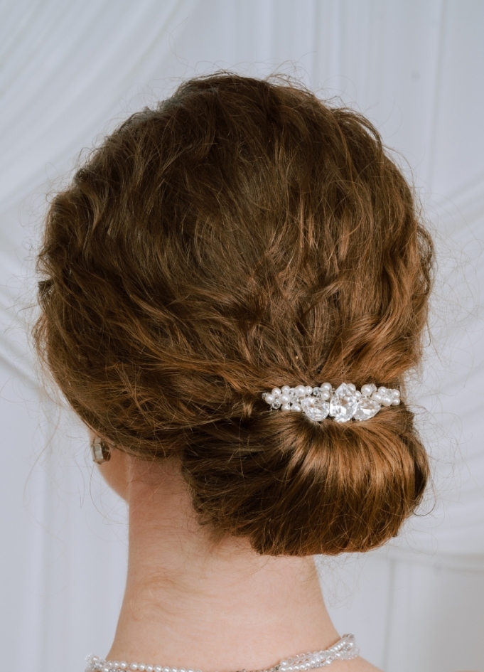 Peigne cheveux mariée "Alicia" avec...