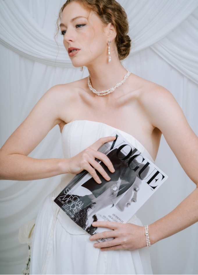 Boucles d'oreilles pendantes...