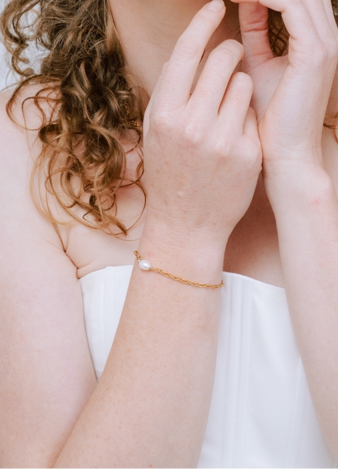 Bracelet mariage "Appoline" simple...