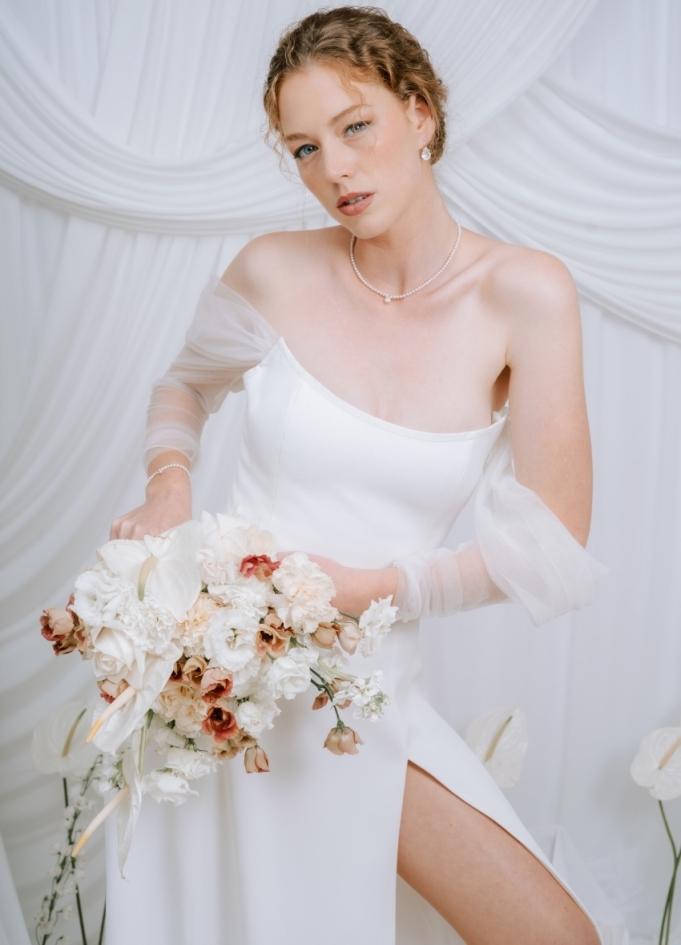 "Mathilde" Collier en perles d'eau...