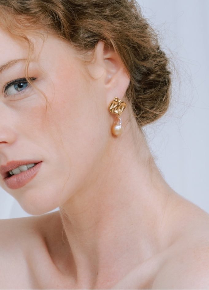 Boucles d'oreilles mariée "Gabrielle"...