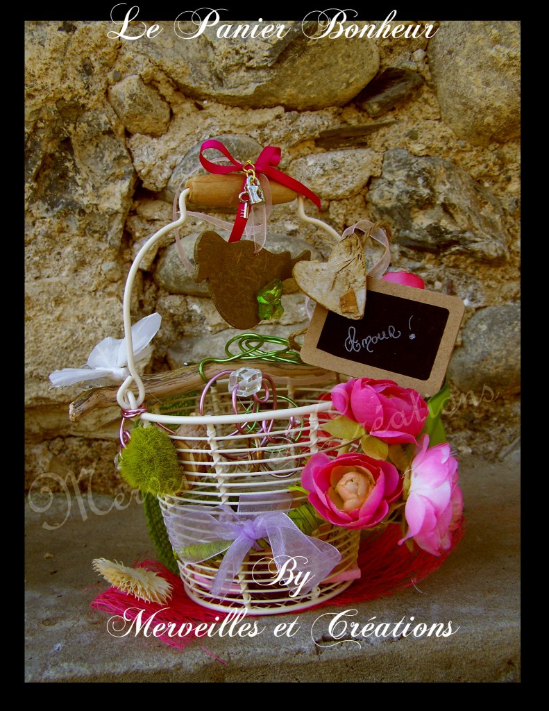 panier porte alliances romantique et original