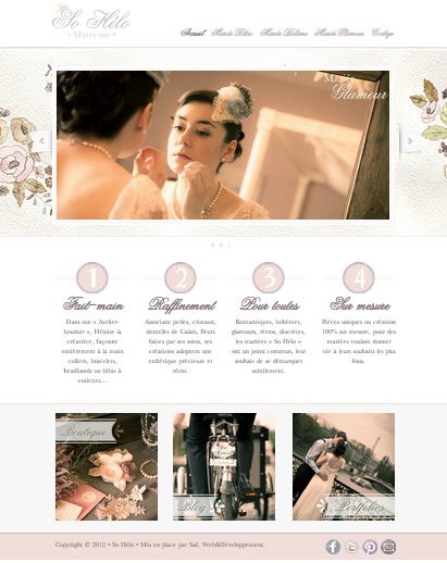 capture d'écran site bijoux de mariage so hélo