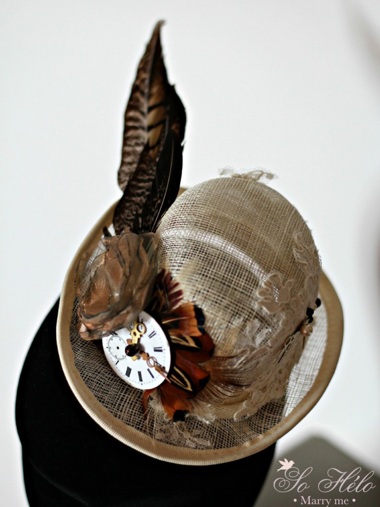 Détail chapeau steampunk 