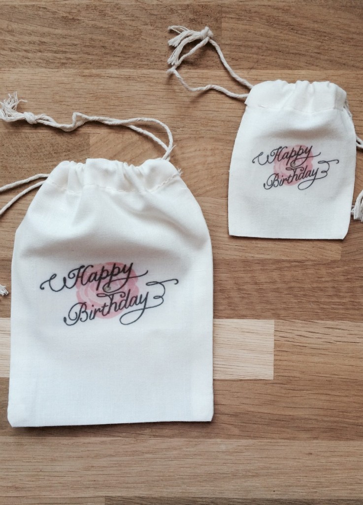 sac coton cadeau happy birthday