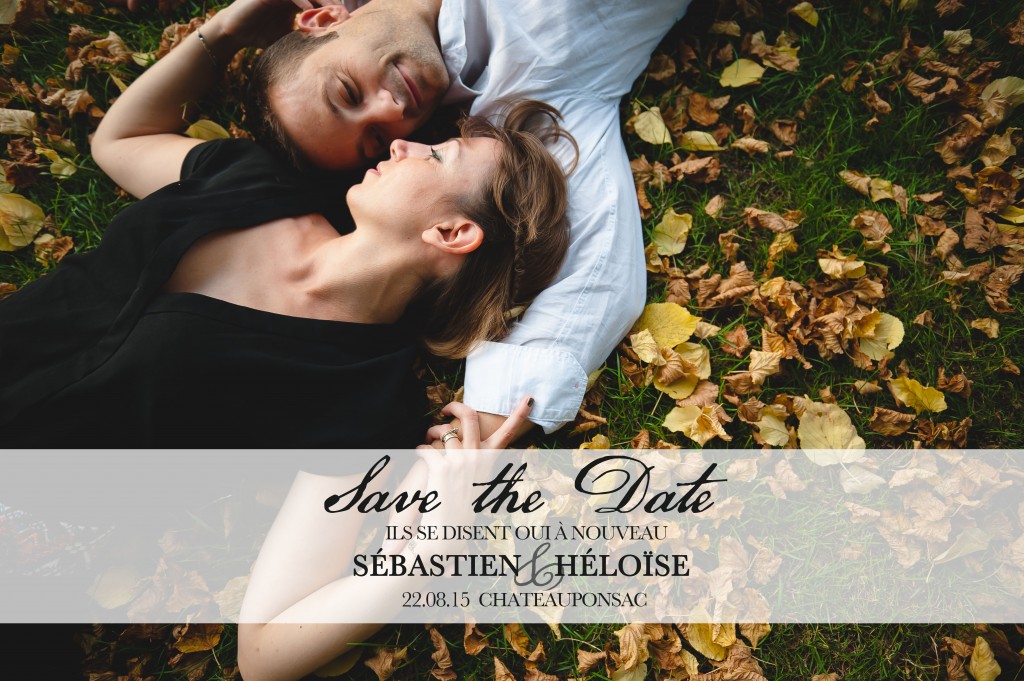 Save the date Héloïse et Sébastien- Photographie Cécile Creiche