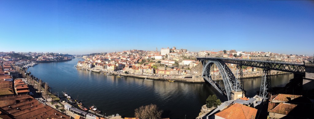vue panoramique Douro Porto-Portugal