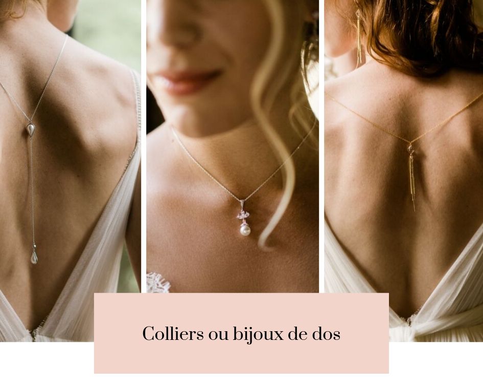 Colliers ou bijoux de dos